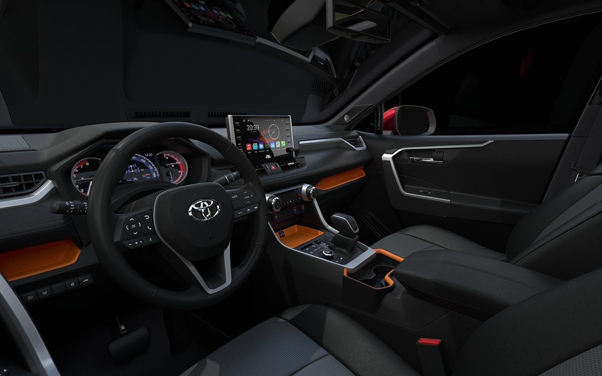 Toyota RAV 4，Automobile design，gules，