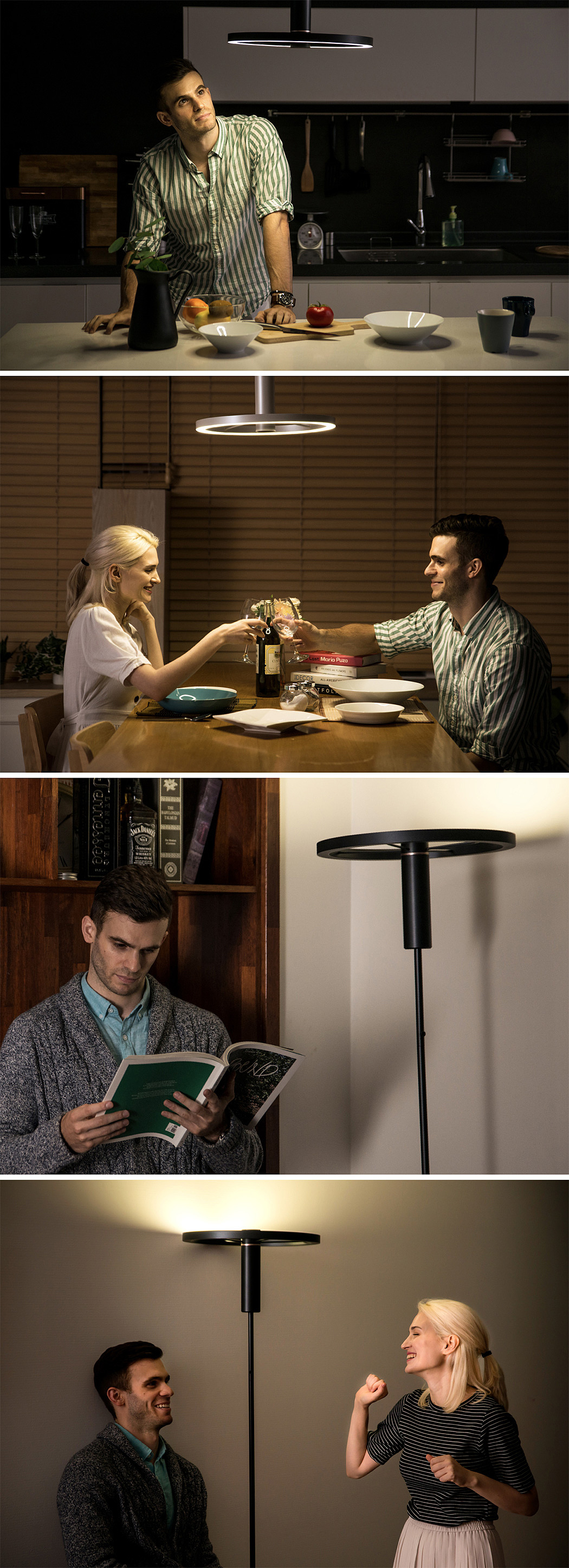 DAL，Lamp design，black，