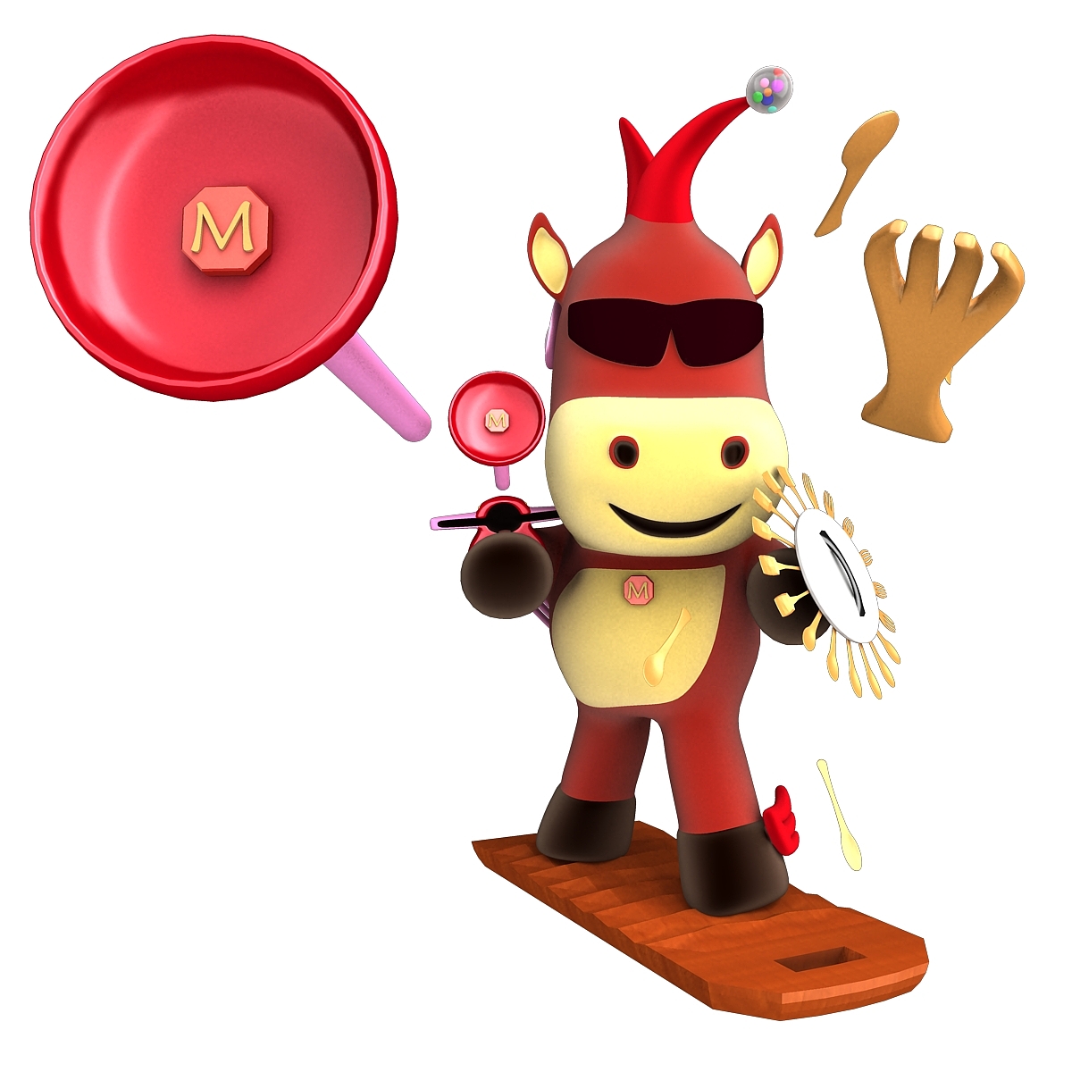 horse，Cartoon，Toys，children，Early education，
