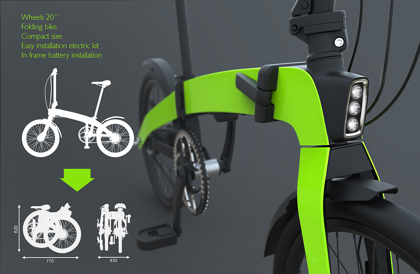 lithe，fold，Electric，industrial design，