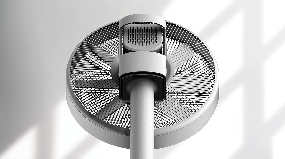 Nod Fan，electric fan，Plastic，