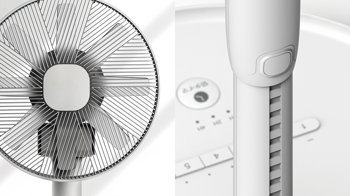 Nod Fan，electric fan，Plastic，