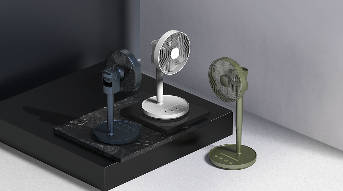 Nod Fan，electric fan，Plastic，