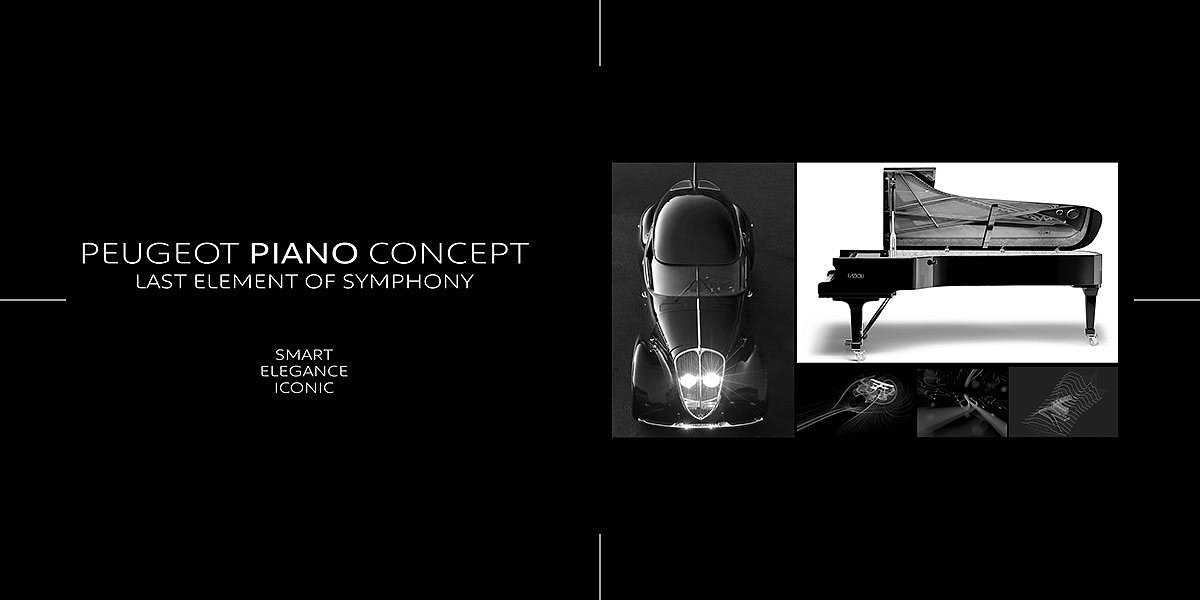 PEUGEOT PIANO，Automobile design，conceptual design，