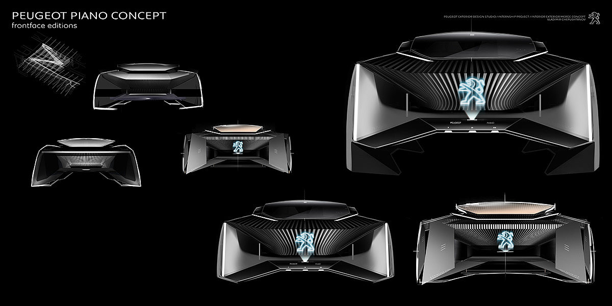 PEUGEOT PIANO，Automobile design，conceptual design，