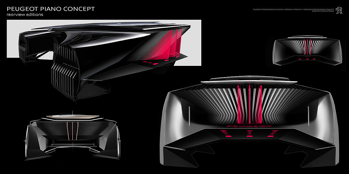 PEUGEOT PIANO，Automobile design，conceptual design，