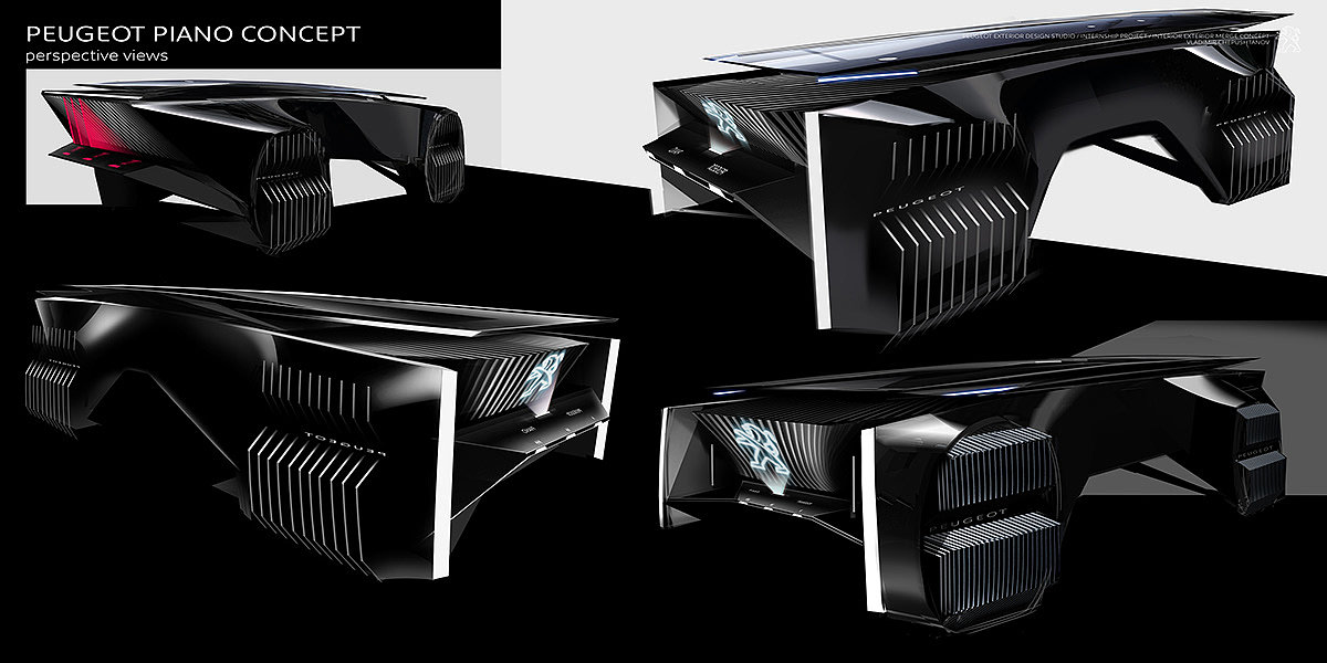 PEUGEOT PIANO，Automobile design，conceptual design，