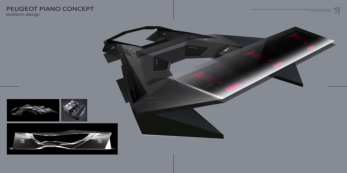 PEUGEOT PIANO，Automobile design，conceptual design，