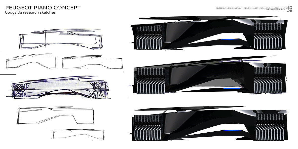 PEUGEOT PIANO，汽车设计，概念设计，