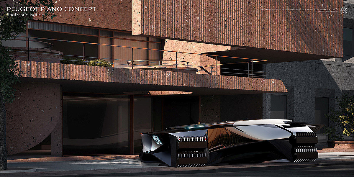 PEUGEOT PIANO，Automobile design，conceptual design，