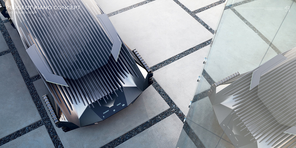 PEUGEOT PIANO，Automobile design，conceptual design，