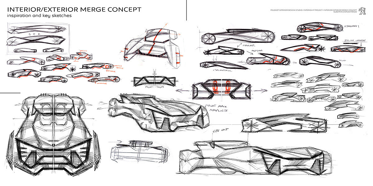 PEUGEOT PIANO，Automobile design，conceptual design，