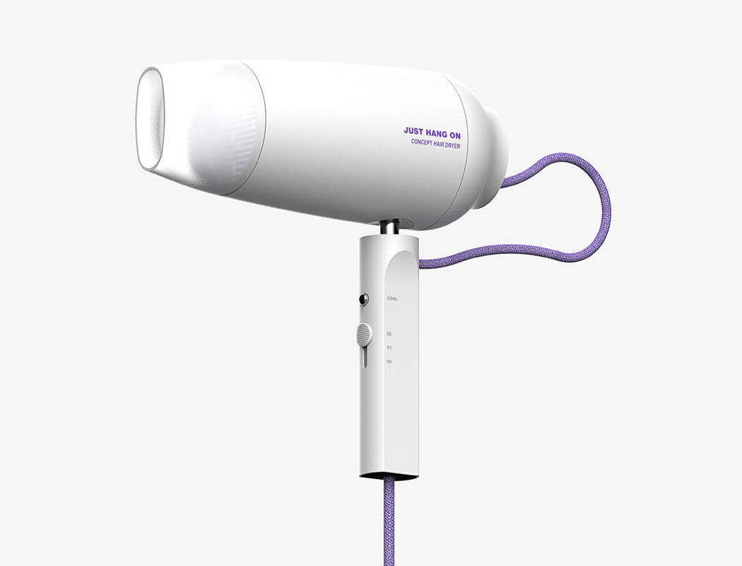 an electric appliance，white，Hair dryer，