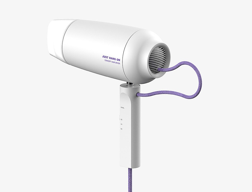 an electric appliance，white，Hair dryer，