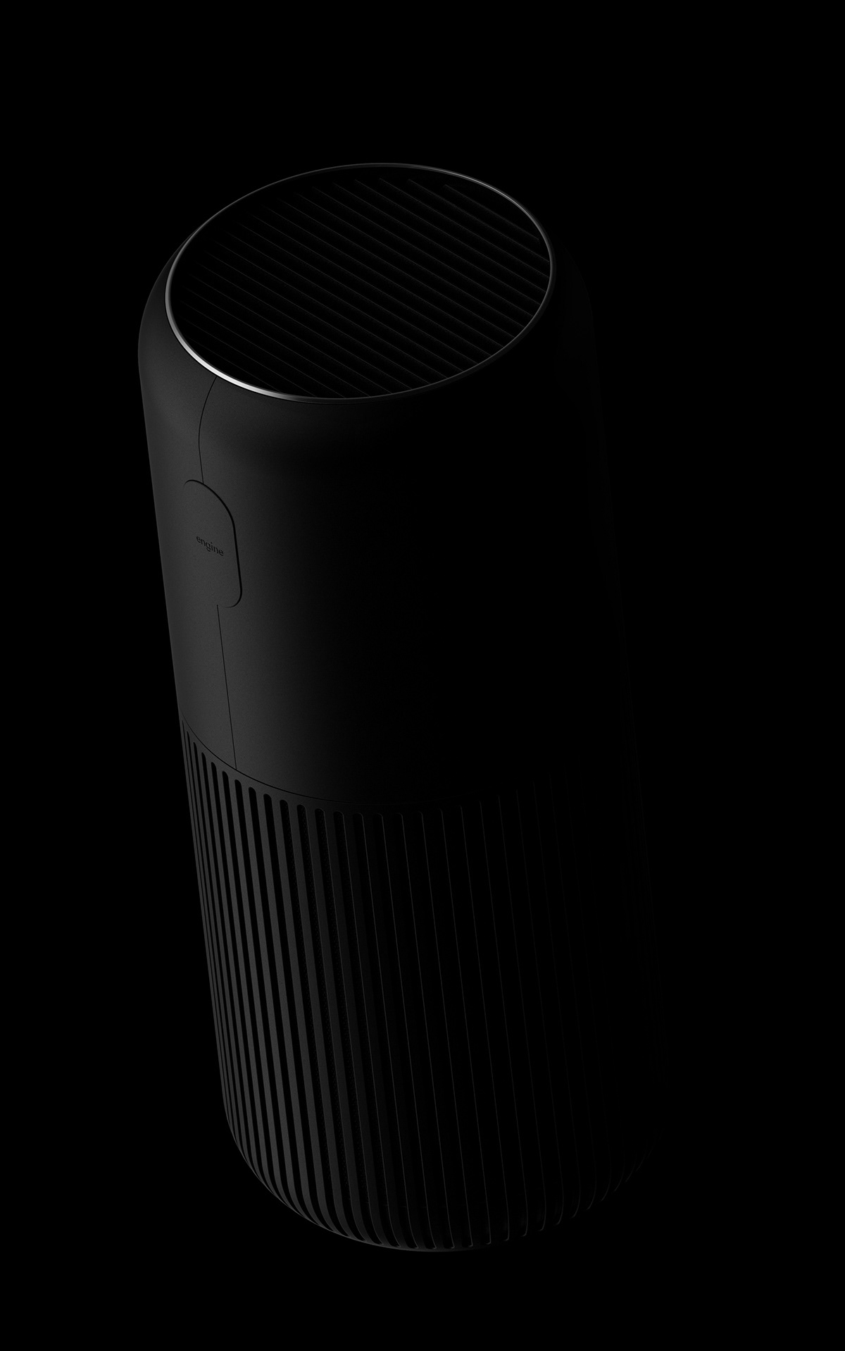 air cleaner，Automobile air purifier，industrial design，product design，black，