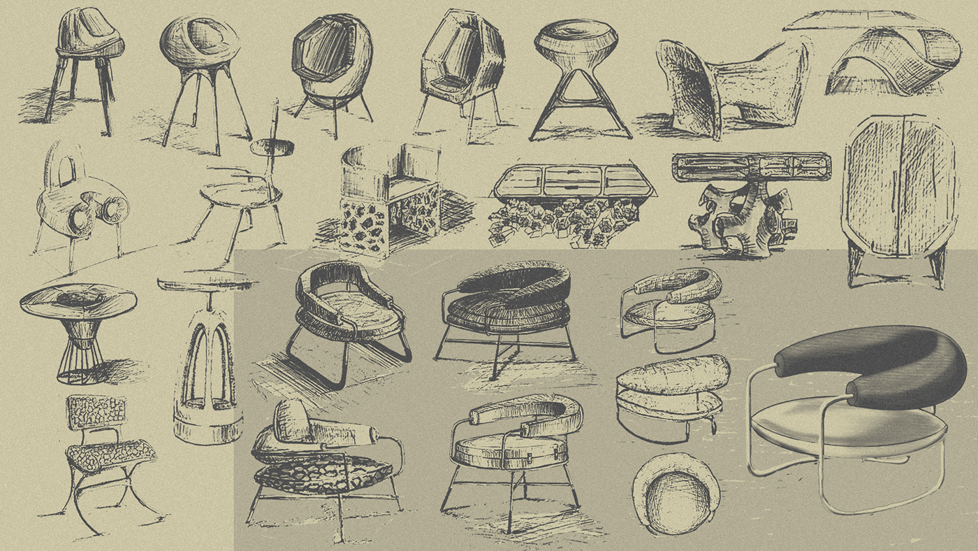 chair，sofa，circular，industrial design，product design，comfortable，sense of security，