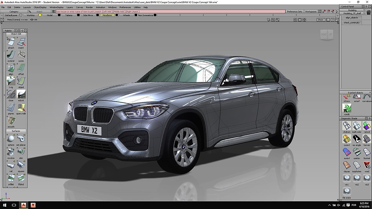 bmw，Concept Car，vehicle，industrial design，Automobile model making，