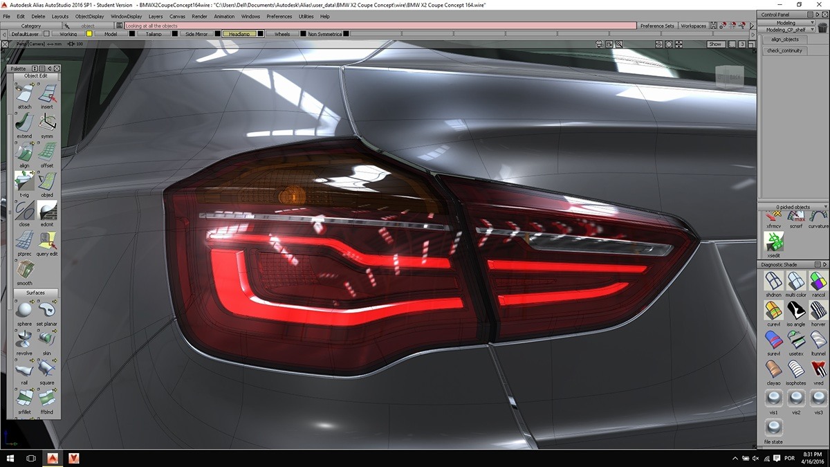 bmw，Concept Car，vehicle，industrial design，Automobile model making，