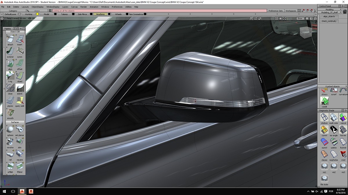 bmw，Concept Car，vehicle，industrial design，Automobile model making，