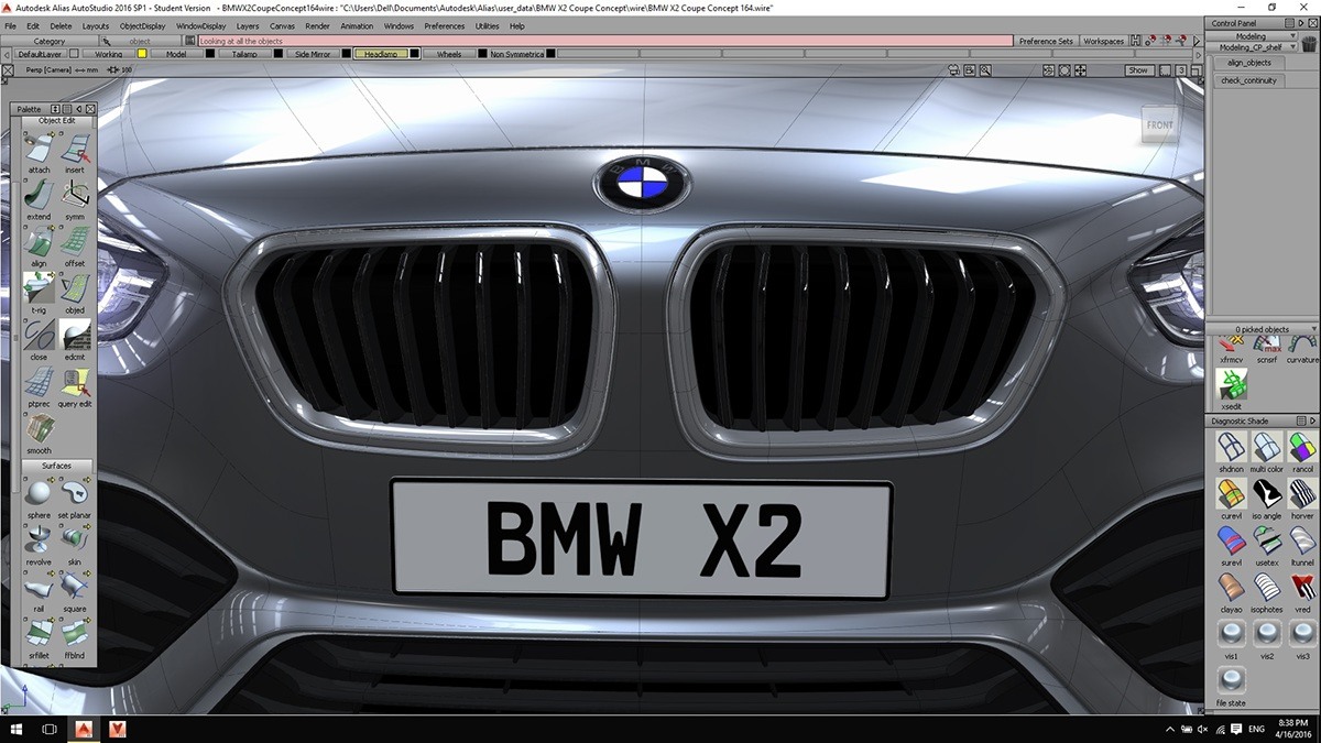 bmw，Concept Car，vehicle，industrial design，Automobile model making，