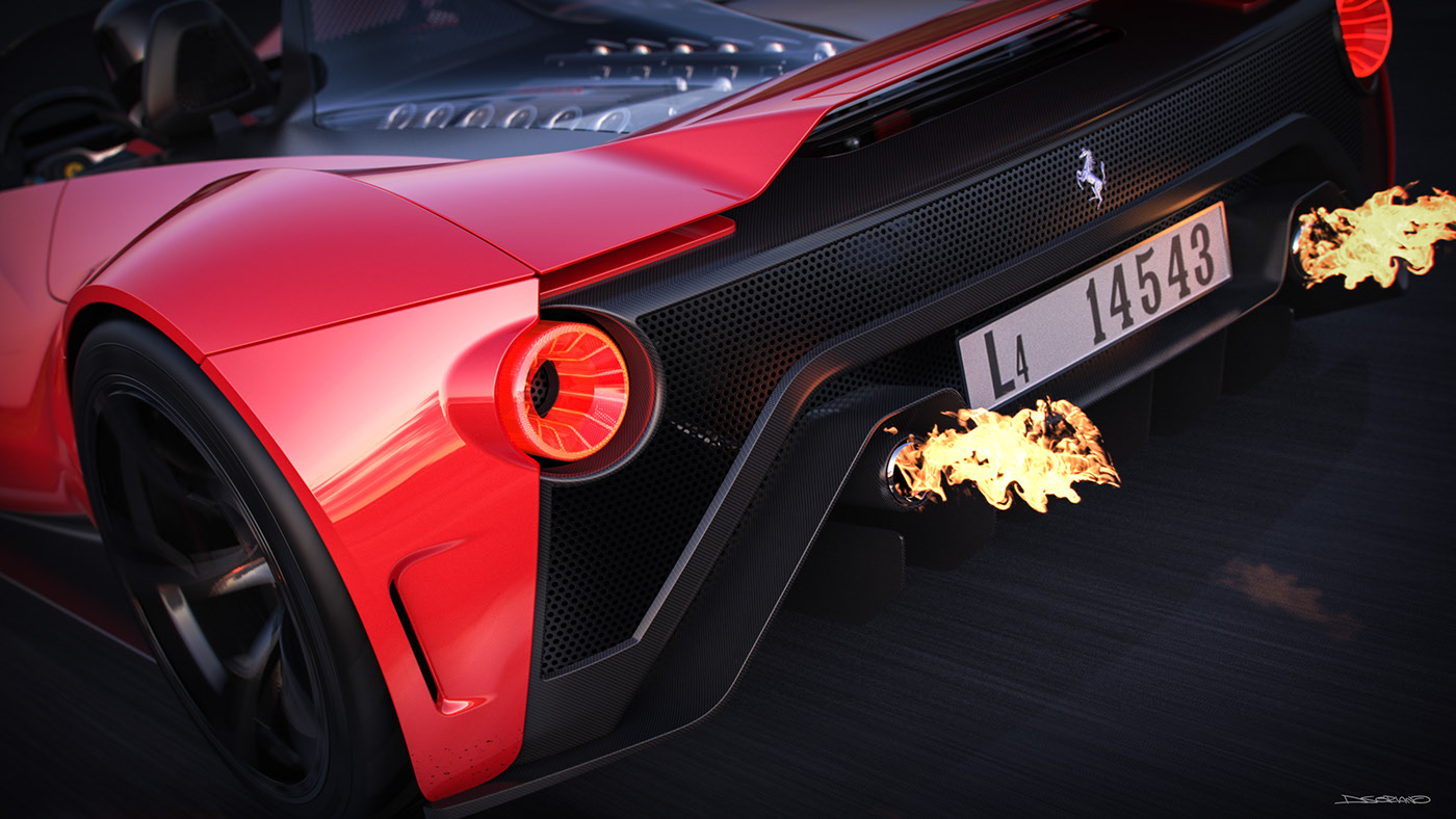 ferrari，Boat glider，Ferrari，Daniel Soriano，automobile，gules，