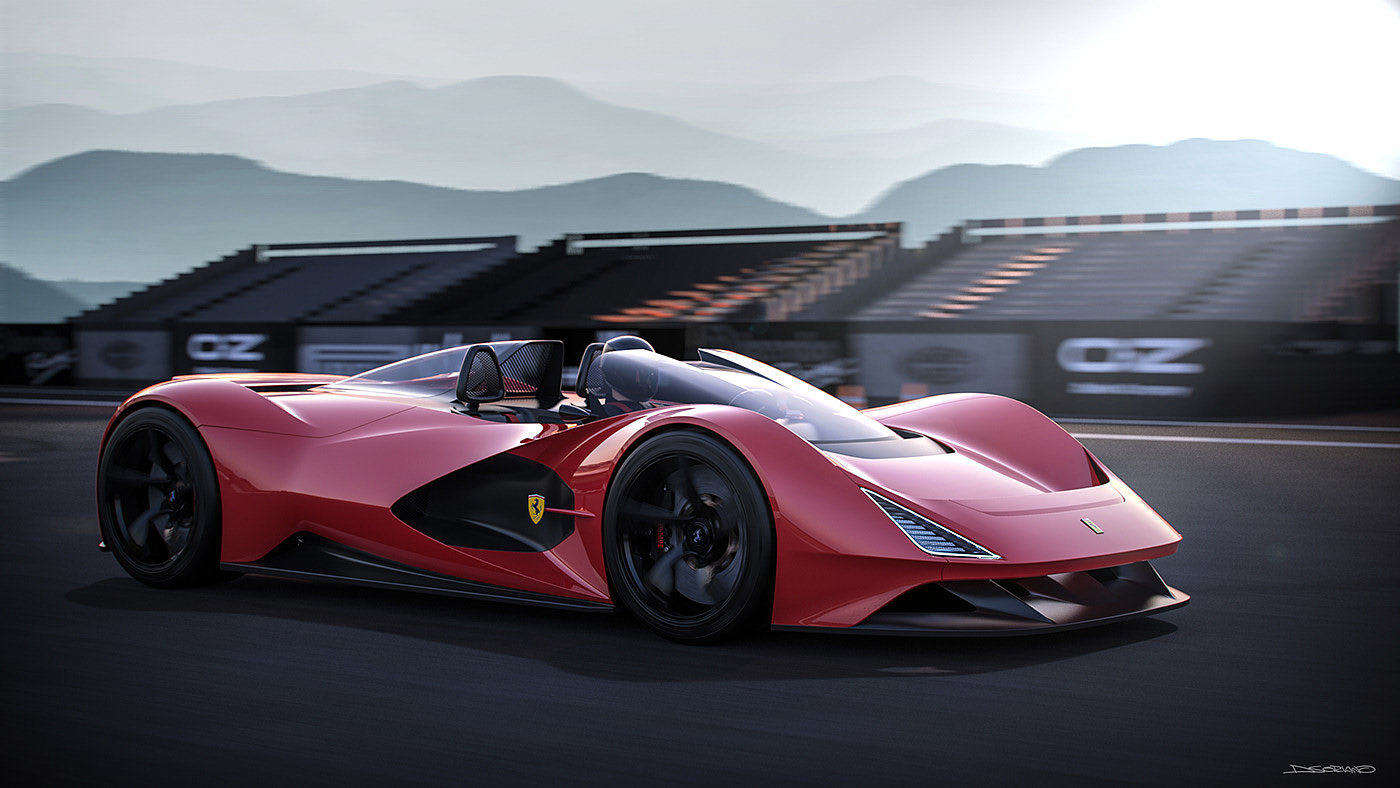 ferrari，Boat glider，Ferrari，Daniel Soriano，automobile，gules，