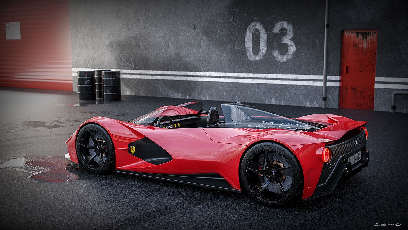 ferrari，Boat glider，Ferrari，Daniel Soriano，automobile，gules，
