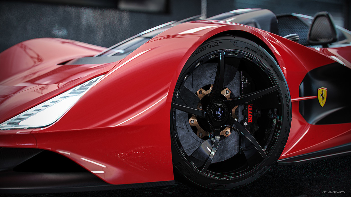 ferrari，Boat glider，Ferrari，Daniel Soriano，automobile，gules，