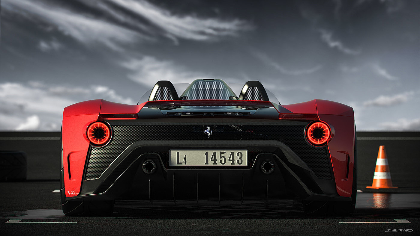 ferrari，Boat glider，Ferrari，Daniel Soriano，automobile，gules，
