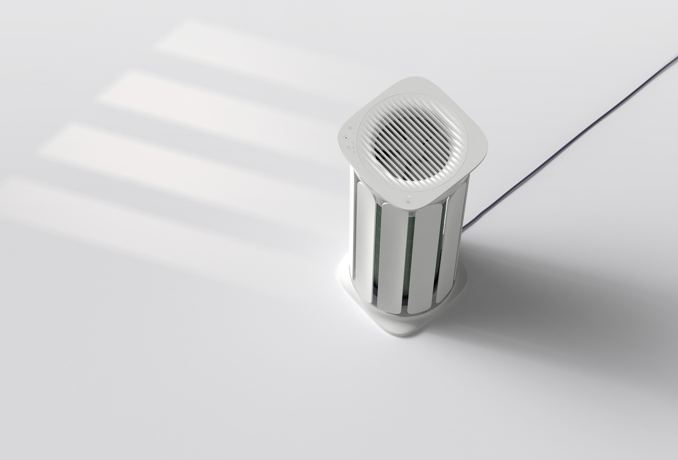 Parthenon Temple，air cleaner，innovate，Simplicity，white，