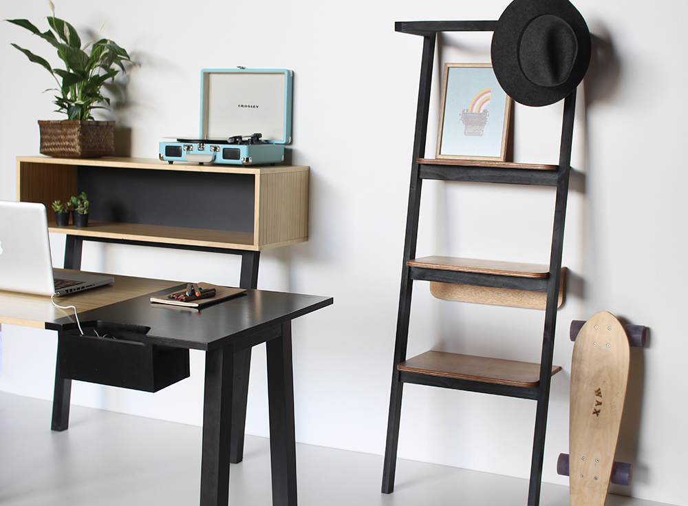 Home Furnishing，furniture，woodiness，Splicing，Clothes hanger，Storage rack，Table，