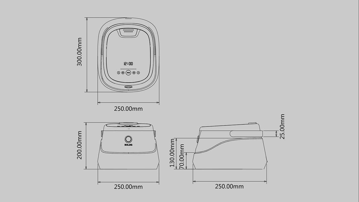 Design of electric rice cooker，