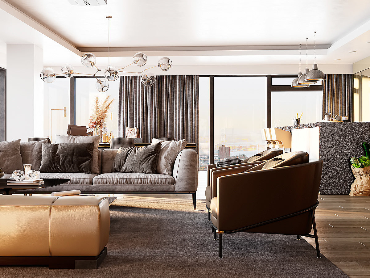 European style，Minimalist，Interior design，