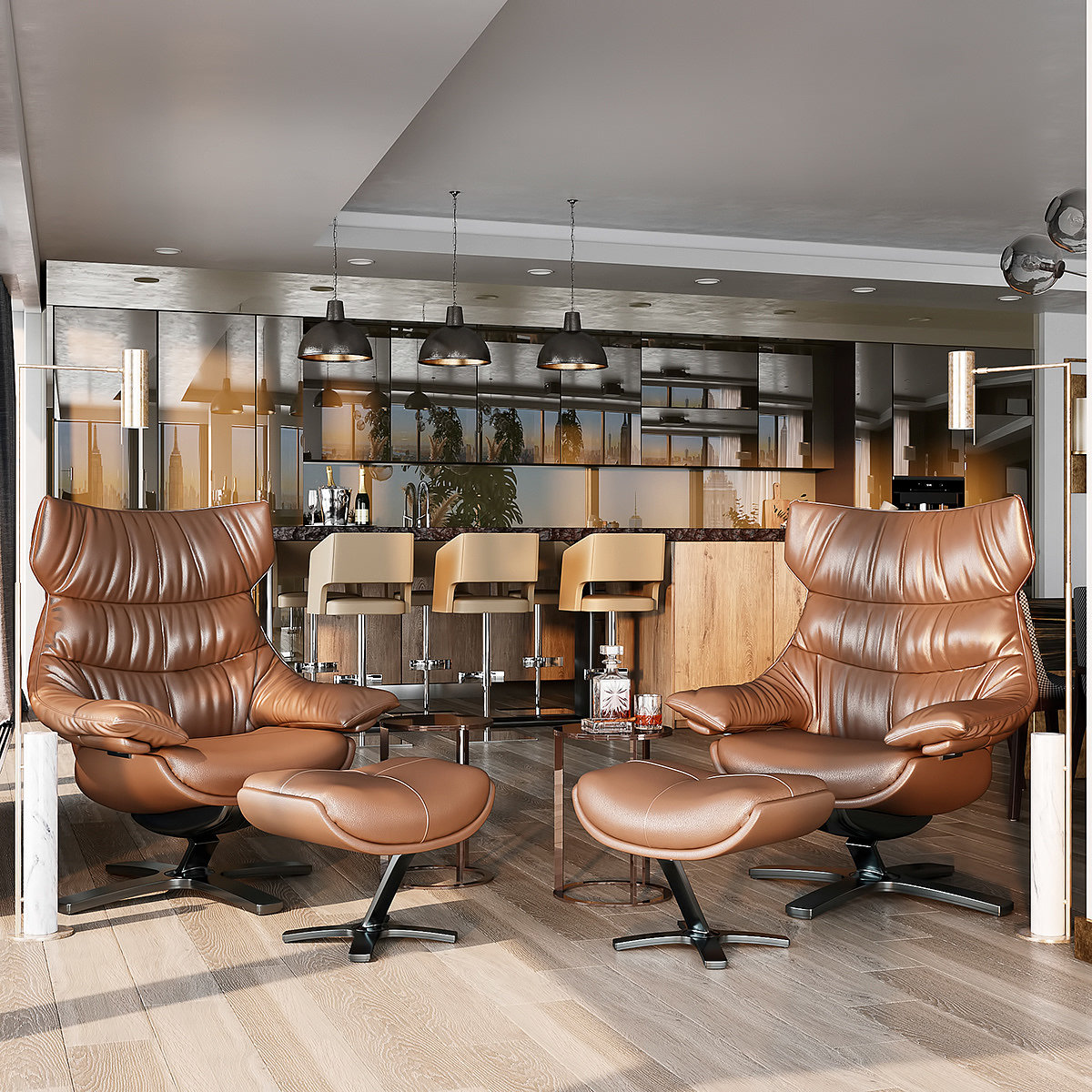 European style，Minimalist，Interior design，