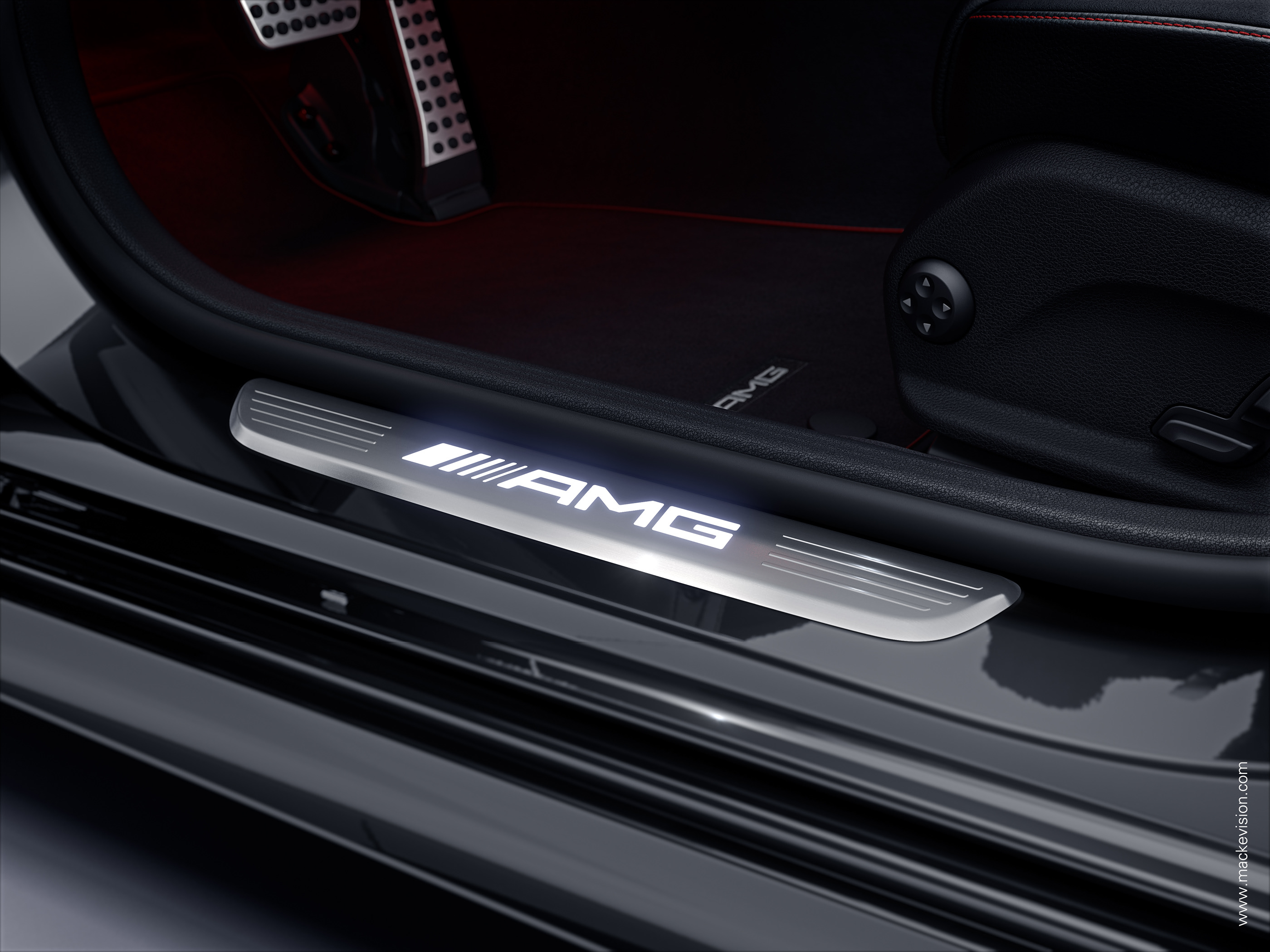 Benz，E-Class，Automatic design，Mercedes AMG ，black，