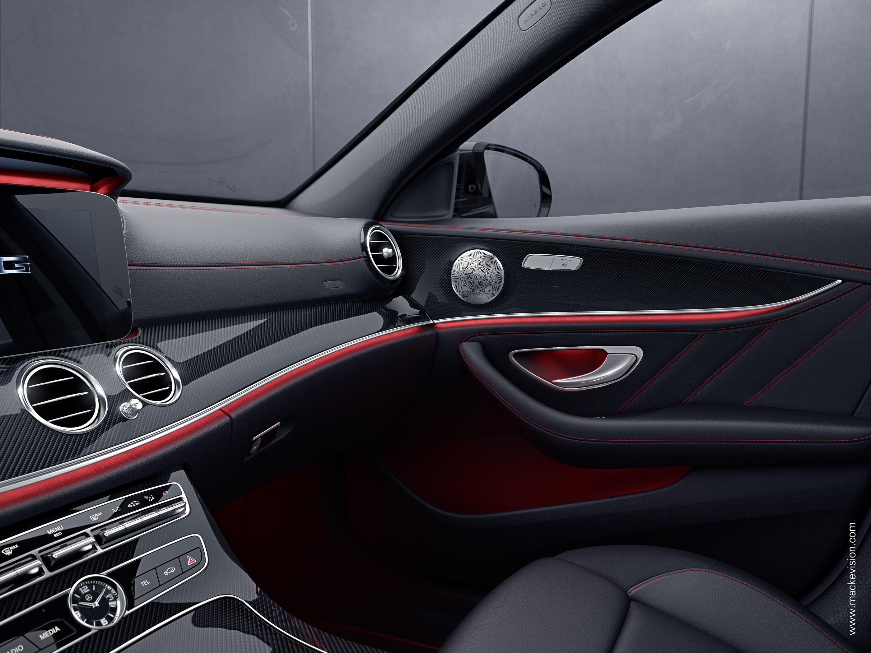 Benz，E-Class，Automatic design，Mercedes AMG ，black，