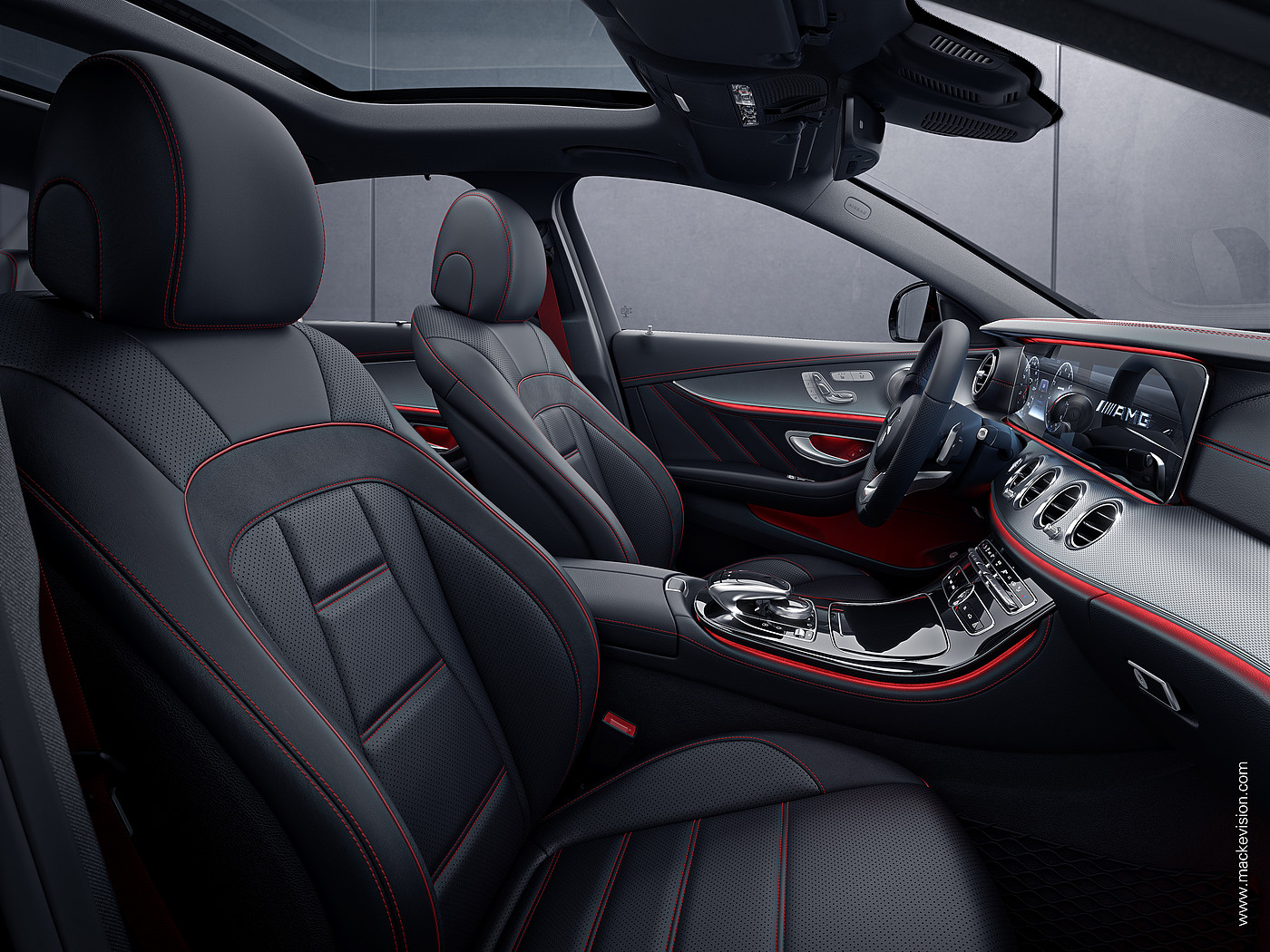 Benz，E-Class，Automatic design，Mercedes AMG ，black，
