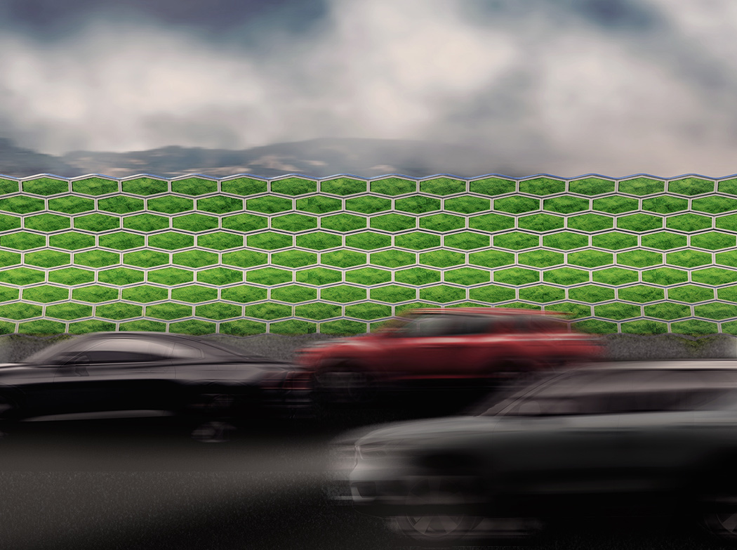 Sound insulation board，moss，green，