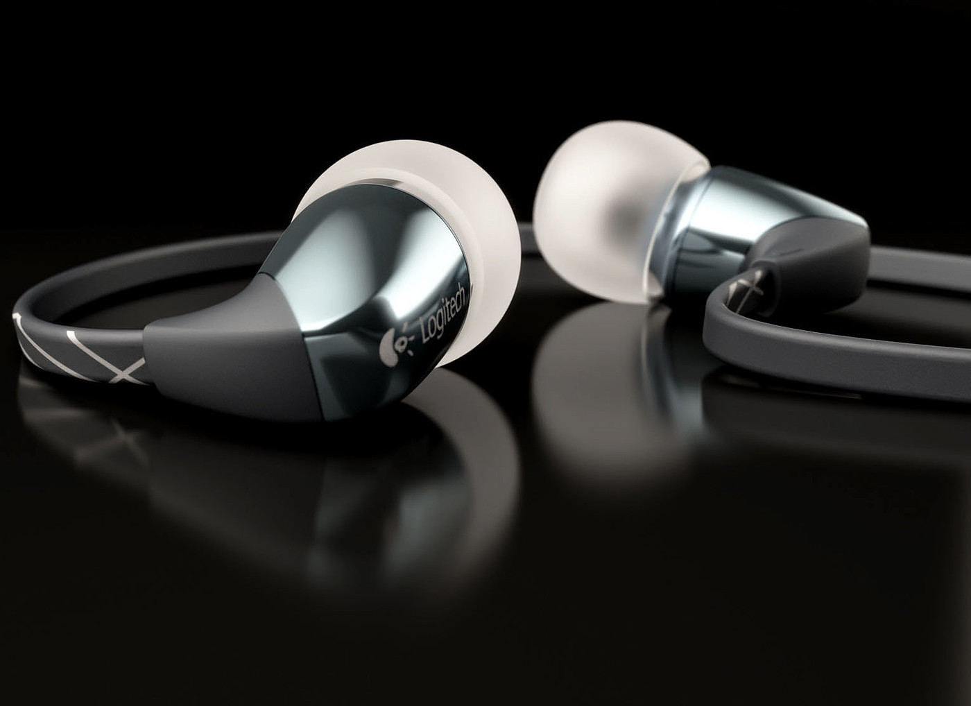 Logitech，headset，In ear，industrial design，product design，