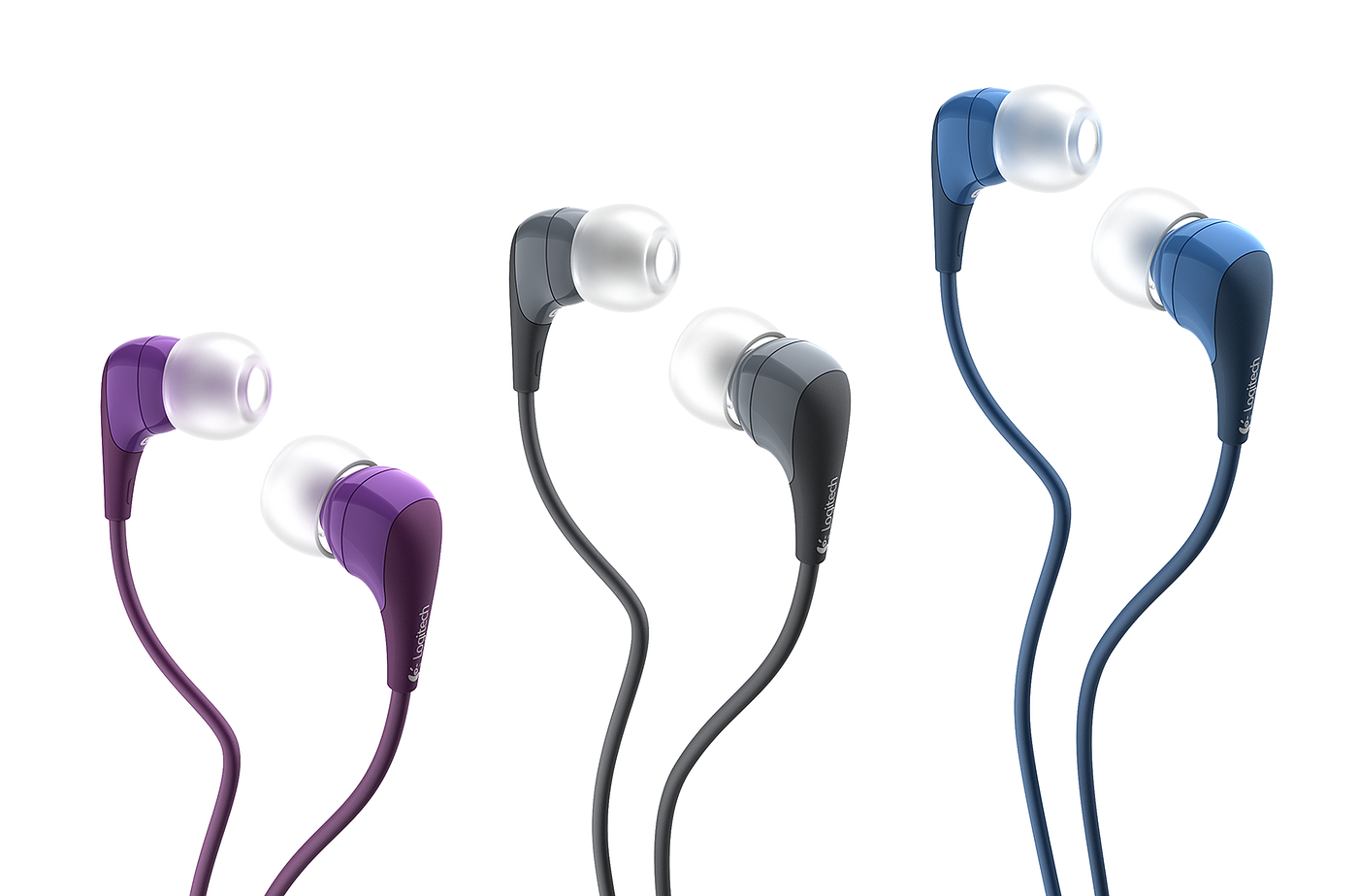 Logitech，headset，In ear，industrial design，product design，