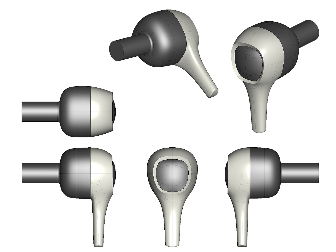 Logitech，headset，In ear，industrial design，product design，