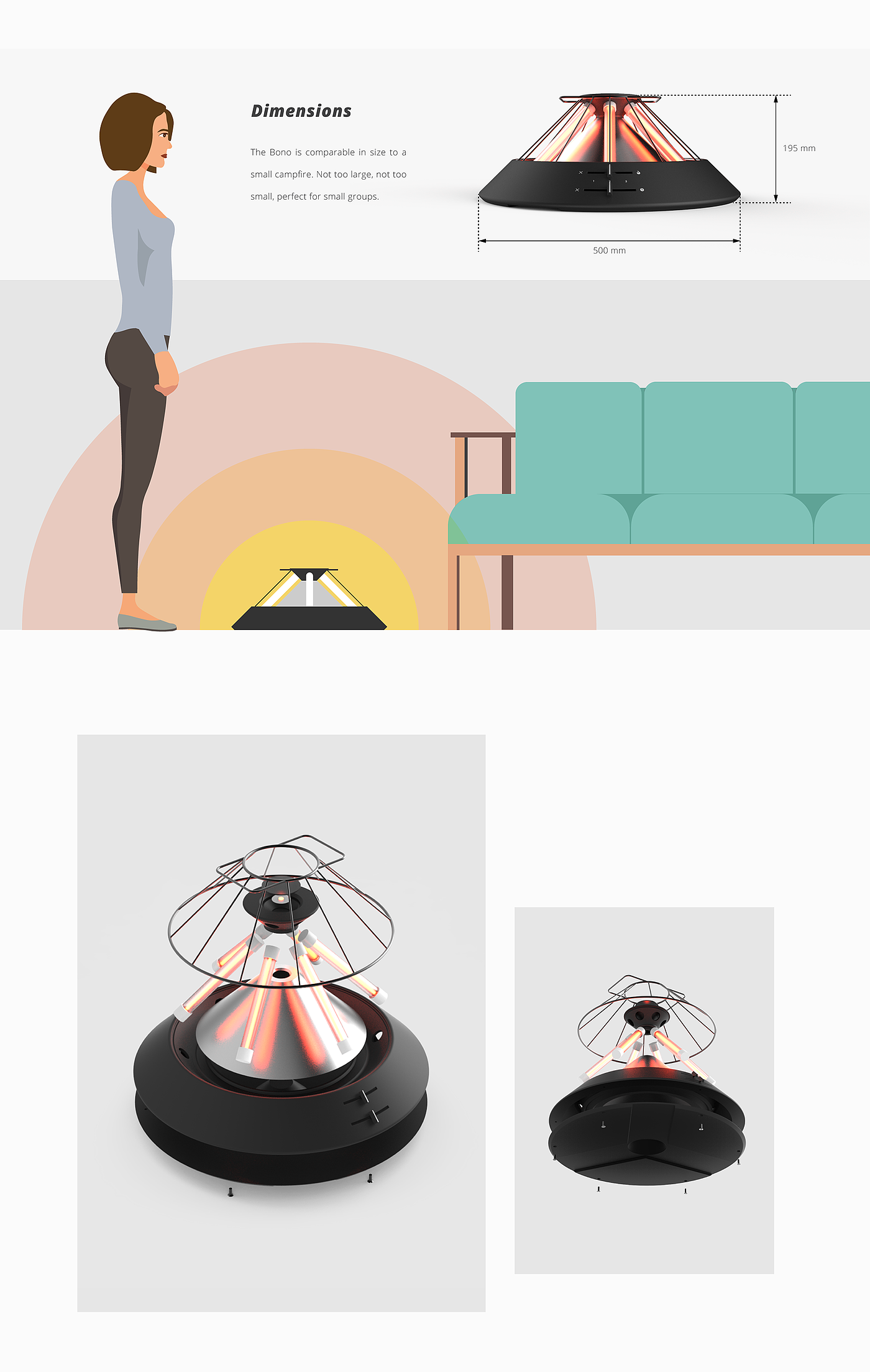 industrial design，communication，emotion，Heating stove，Infrared heater，