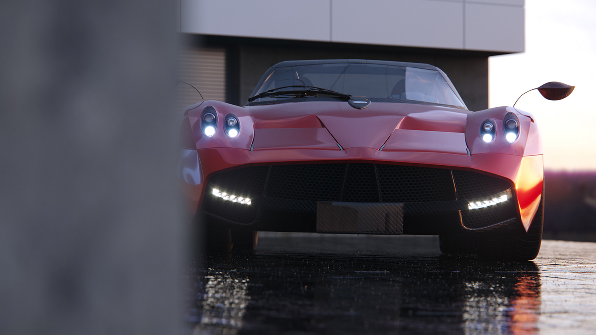 pagani ，Damn Huayra，Leonard Epureanu，gules，automobile，