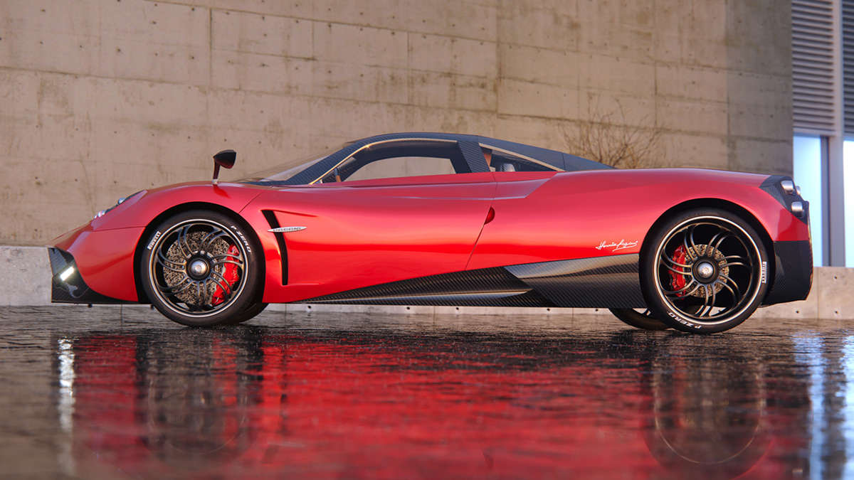 pagani ，Damn Huayra，Leonard Epureanu，gules，automobile，