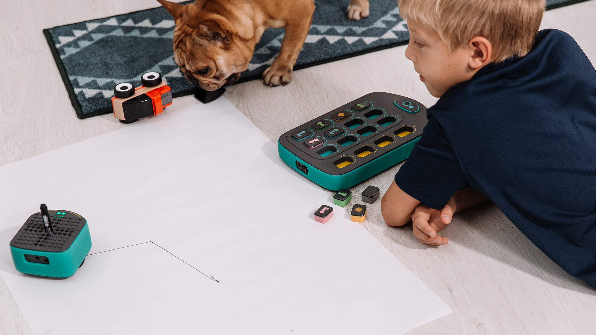 Gobot entity programming trolley，