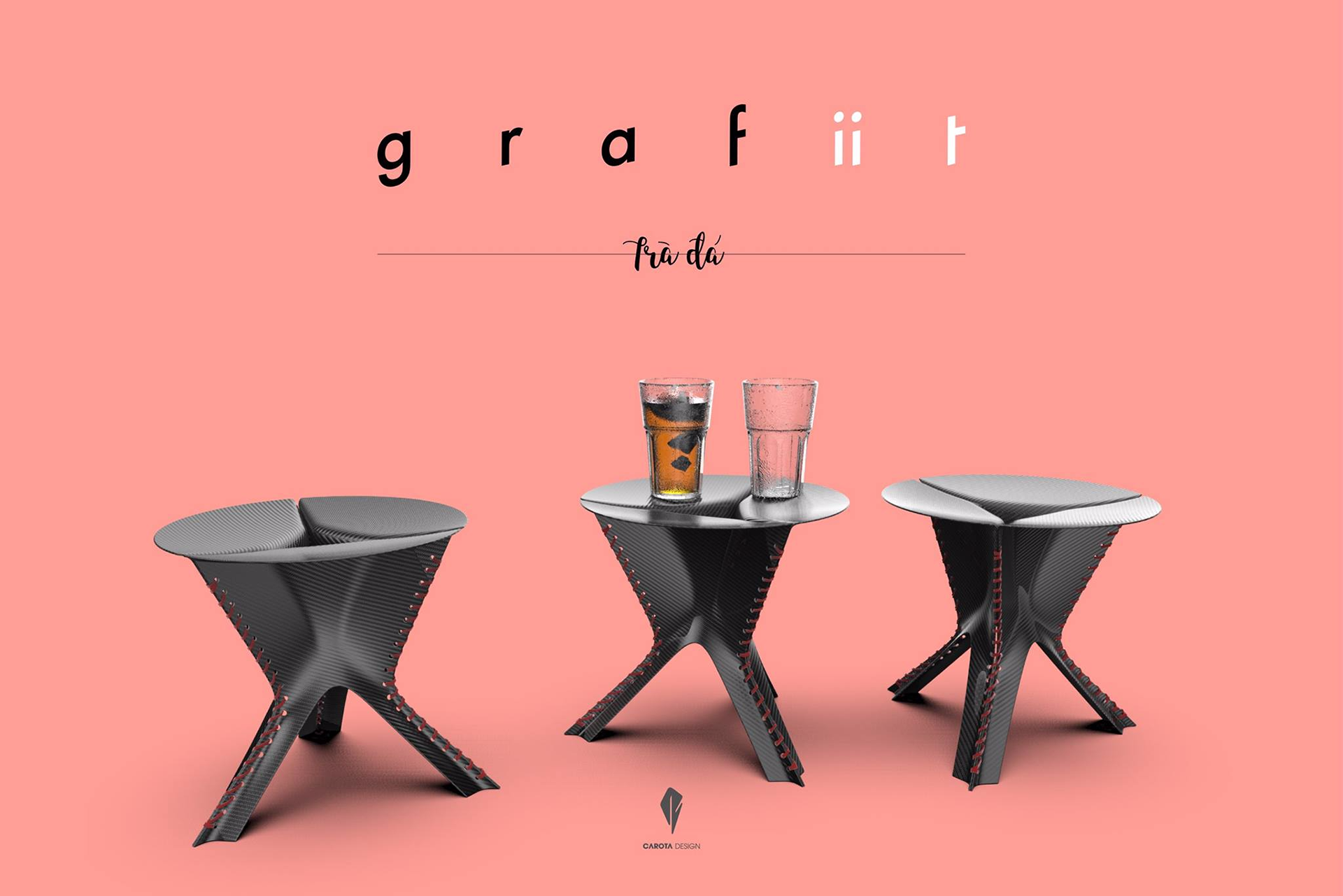 black，Pavement，tea table，chair，