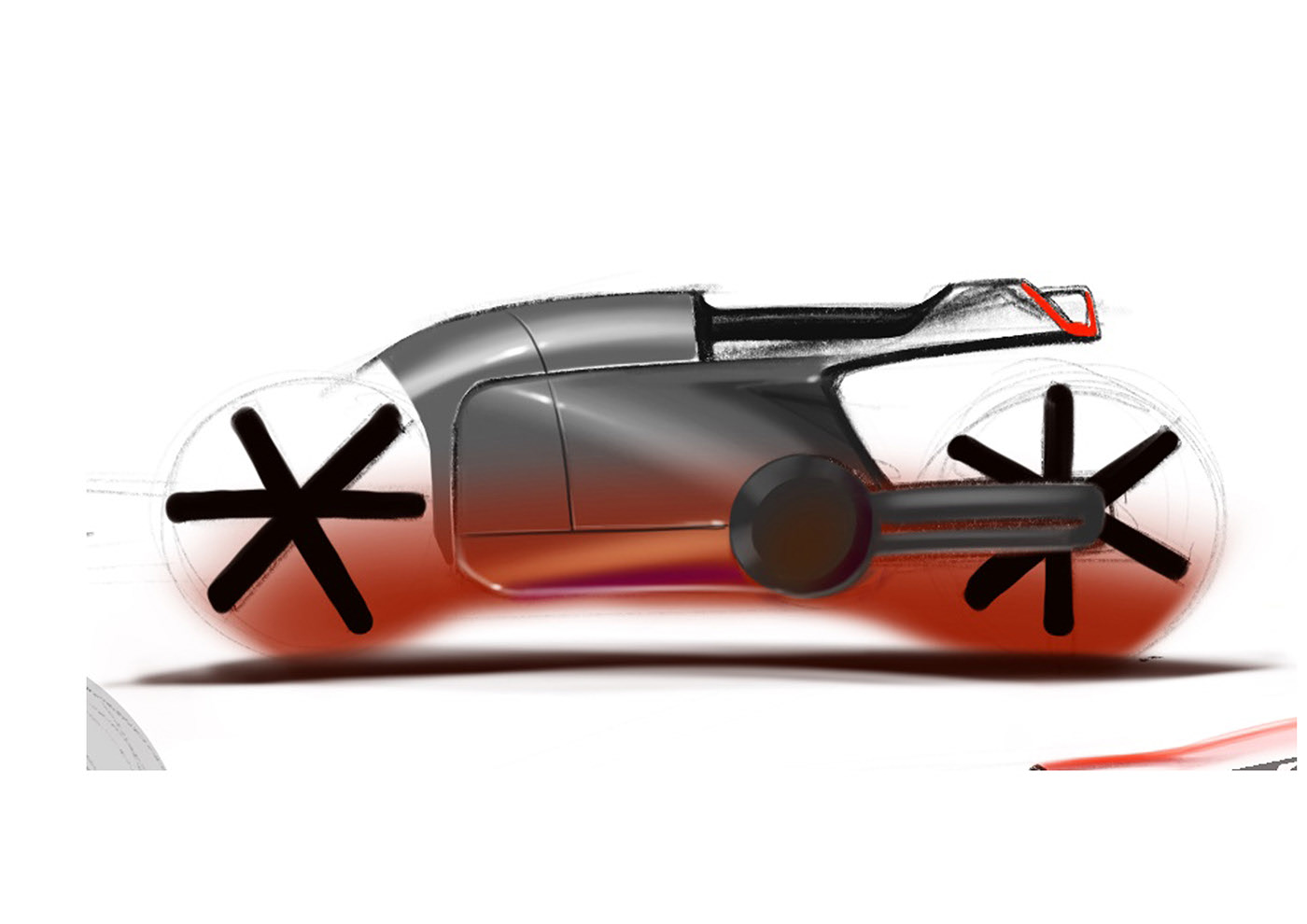 sketch，Hand drawn，industrial design，Automatic design，