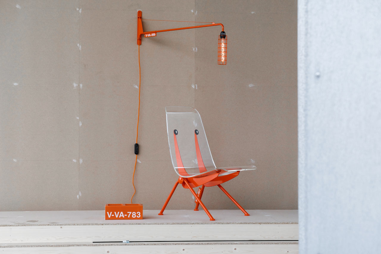Wall lamp，block，Armchair，orange，Abloh，