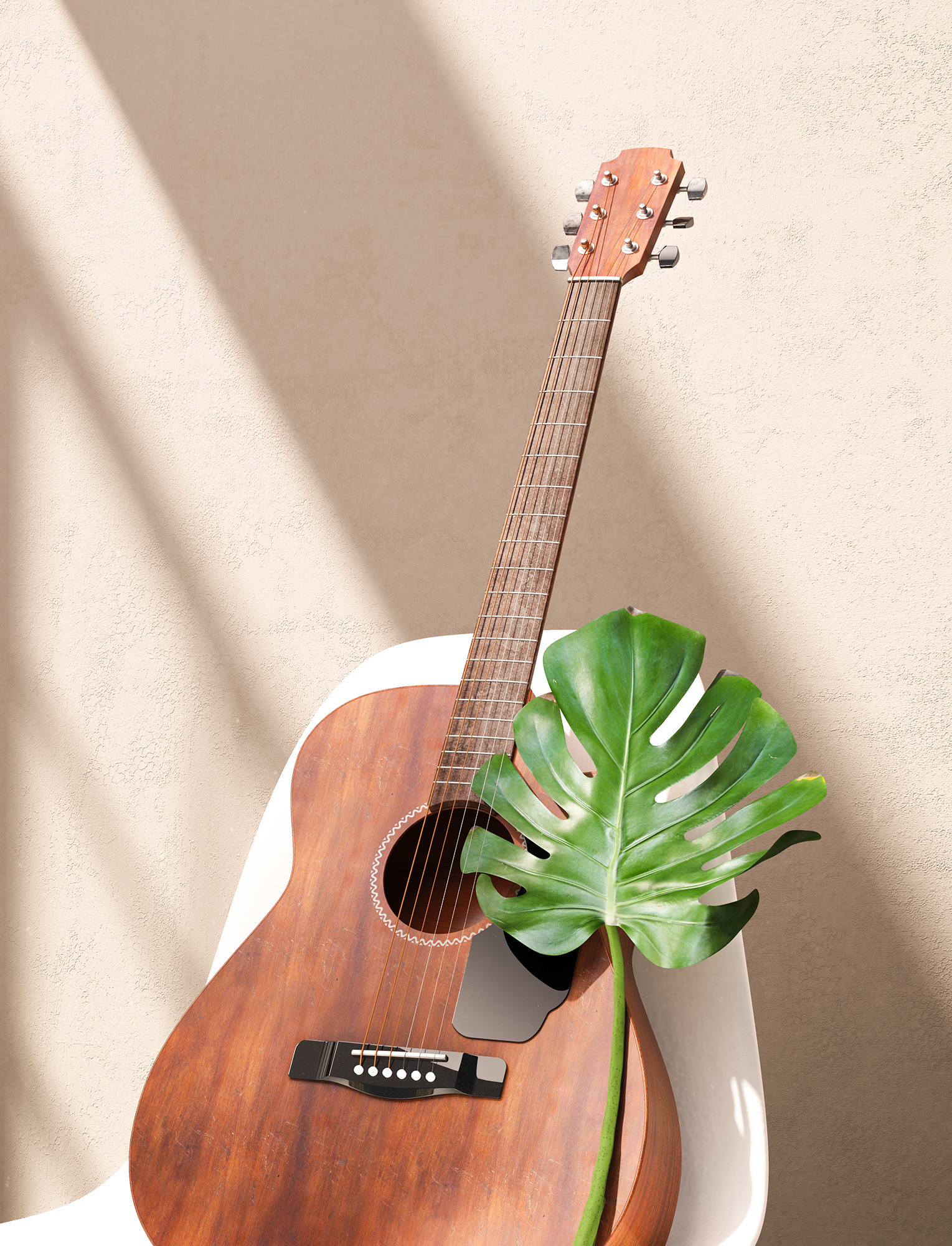 Product rendering，guitar，keyshot，