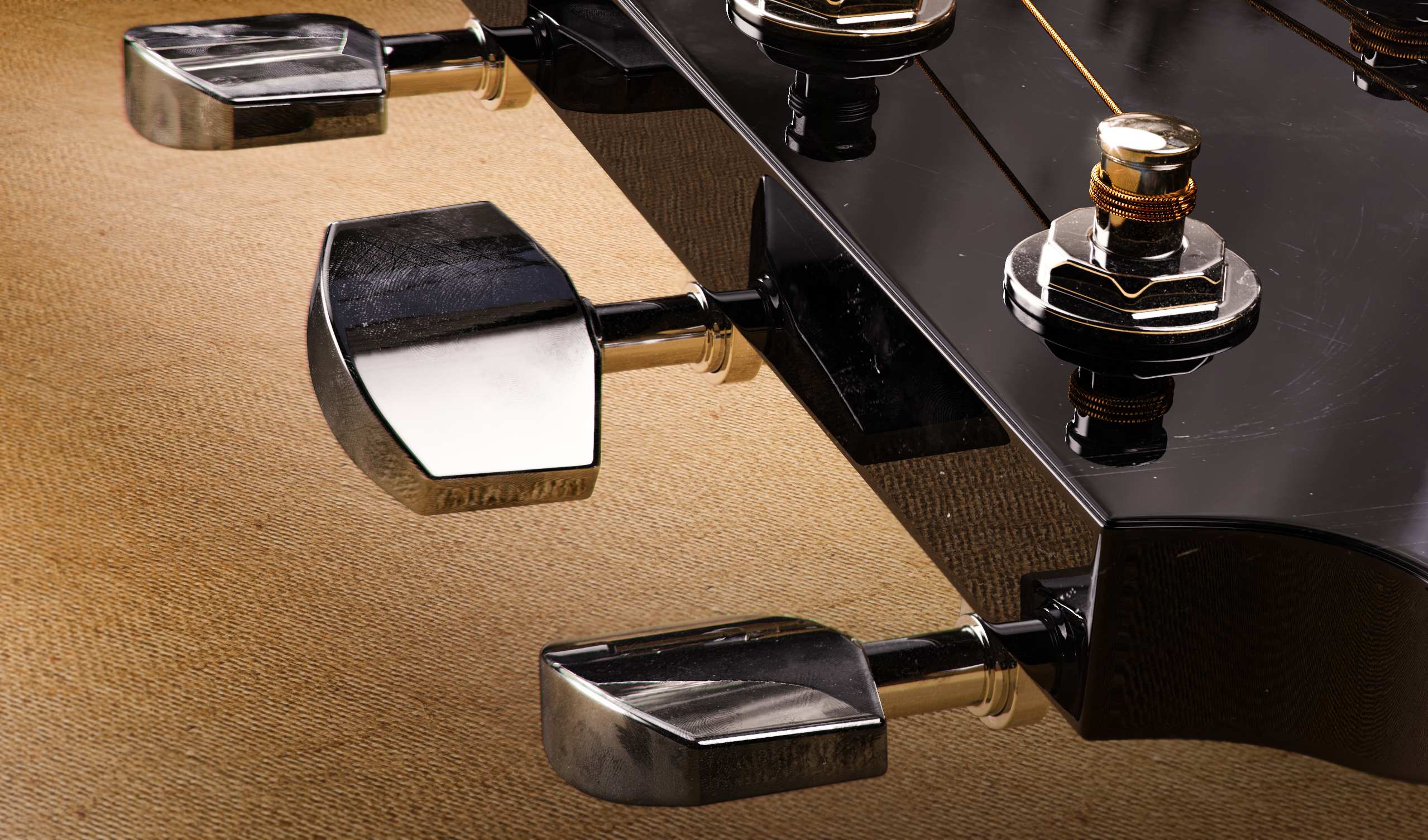 Product rendering，guitar，keyshot，